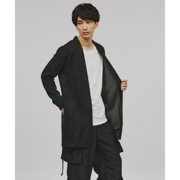 tk. TAKEO KIKUCHI グレー ロングカーディガン　 ファー tk. TAKEO KIKUCHI グレー ロングカーディガン ファー