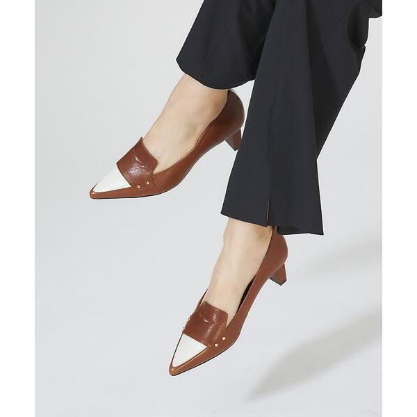 オゥ バニスター（Au BANNISTER）/ローファーモチーフミドルパンプス Au BANNISTER（オゥ バニスター） Au BANNISTER / オゥ バニスター