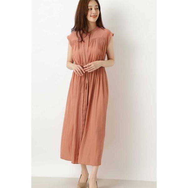 Natural Beauty Basic ナチュラルビューティーベーシック 洗える 割繊サテンギャザーワンピース タカシマヤファッションスクエア 通販 Paypayモール