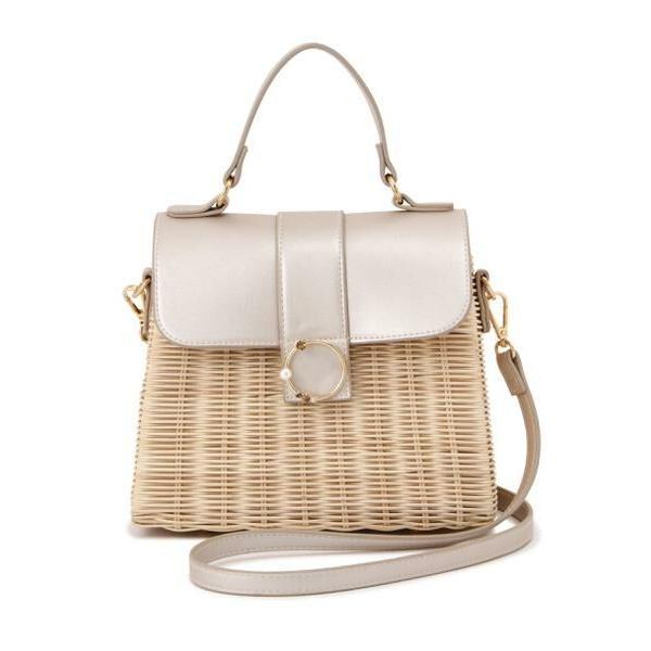 Proportion Body Dressing プロポーションボディドレッシング 美人百花５月号掲載商品 ビジューリングラタンバッグ タカシマヤファッションスクエア 通販 Paypayモール