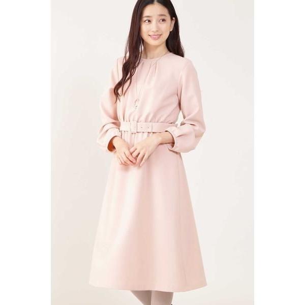 Natural Beauty ナチュラルビューティー ドラマ 桜井ユキさん着用 ダブルクロスベルト付フレアワンピース タカシマヤファッションスクエア 通販 Paypayモール