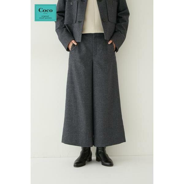 human woman（ヒューマンウーマン） ◇セミ梳毛ツイルパンツ