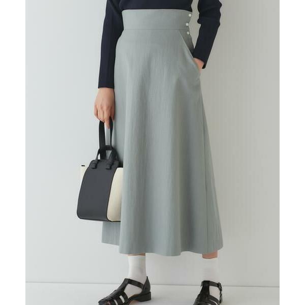 human woman / ヒューマンウーマン ◇ウエスト折り返しフレアスカート  