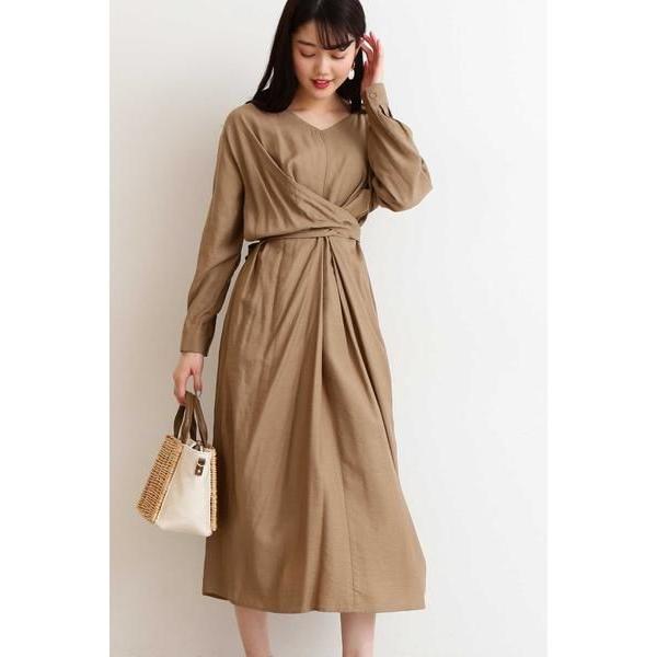 N Natural Beauty Basic エヌ ナチュラルビューティーベーシック カシュクールリボンワンピース タカシマヤファッションスクエア 通販 Paypayモール