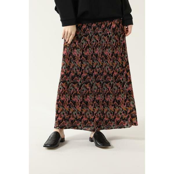 ROSE BUD / ローズ バッド カモフラージュプリントプリーツスカート