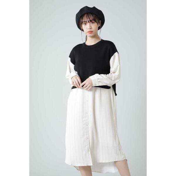 Rose Bud ローズ バッド ニットベストレイヤード風ワンピース タカシマヤファッションスクエア 通販 Paypayモール