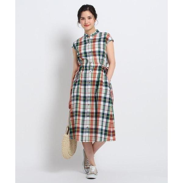 Dessin デッサン Lサイズあり 洗える マドラスチェックドロストワンピース タカシマヤファッションスクエア 通販 Paypayモール