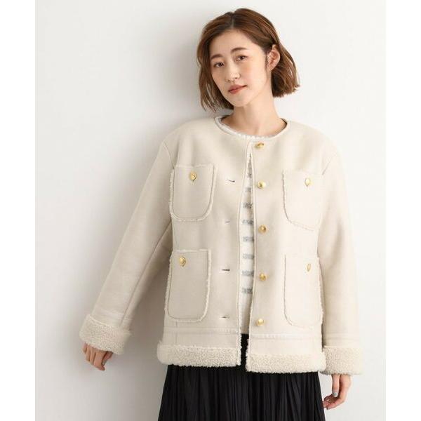 grove（グローブ） フェイクムートンボアジャケット : タカシマヤ