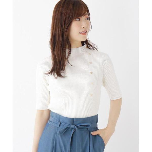 Index インデックス 洗える 42 Ll Web限定サイズ ドライタッチボタンデザインリブニット タカシマヤファッションスクエア 通販 Paypayモール