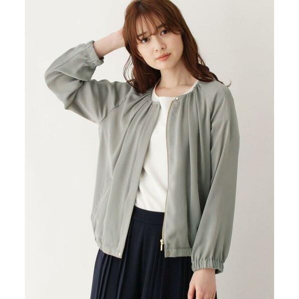 Index インデックス 洗える ダルサテンギャザーブルゾン タカシマヤファッションスクエア 通販 Paypayモール