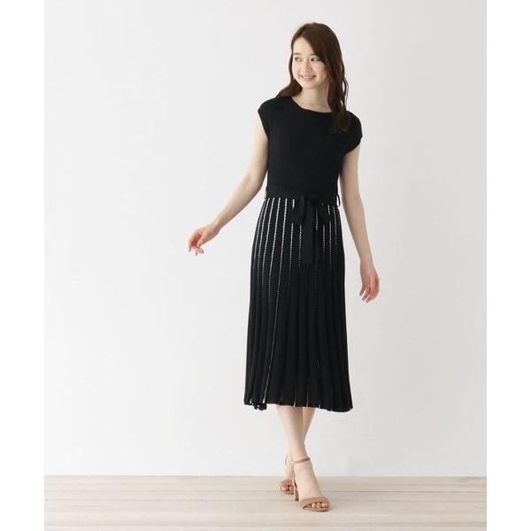 Index インデックス ベルテッドプリーツニットワンピース タカシマヤファッションスクエア 通販 Paypayモール