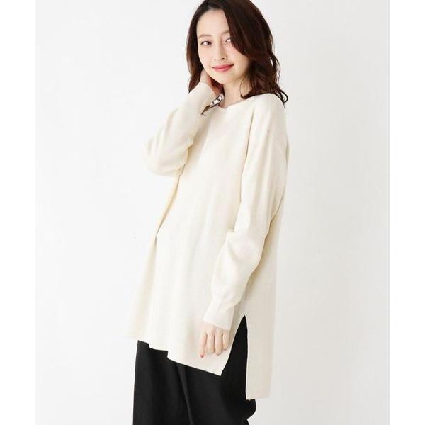 Opaque Clip オペーク ドット クリップ 洗える 42 Ll Web限定サイズ ボートネックチュニックニットワンピース タカシマヤファッションスクエア 通販 Paypayモール