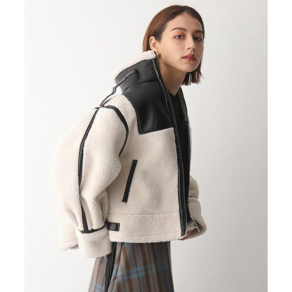 Opaque Clip オペーク ドット クリップ ウール混ボアボンディングコート タカシマヤファッションスクエア 通販 Paypayモール