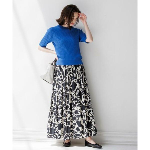 Opaque Clip オペーク ドット クリップ C ステンシルフラワー ボリュームフレアスカート タカシマヤファッションスクエア 通販 Paypayモール