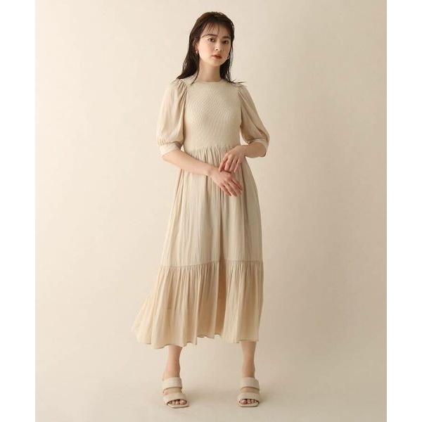 Opaque Clip オペーク ドット クリップ 異素材ティアードロングワンピース n タカシマヤファッションスクエア 通販 Yahoo ショッピング