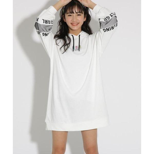 Pink Latte ピンク ラテ 袖メッシュスウェットパーカーワンピース タカシマヤファッションスクエア 通販 Paypayモール