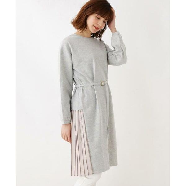 Shoo La Rue シューラルー M Ll プリーツ切り替えベルテッドロングワンピース タカシマヤファッションスクエア 通販 Paypayモール