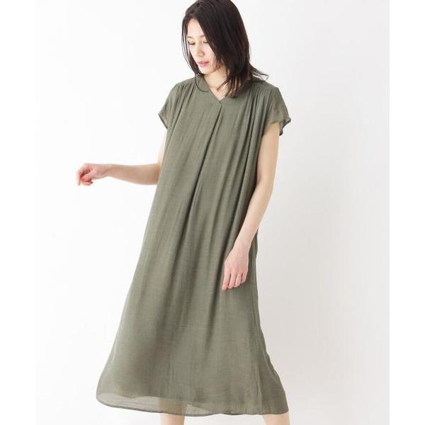 Shoo La Rue シューラルー M Ll 後ろ衿ギャザースラブワンピース タカシマヤファッションスクエア 通販 Paypayモール