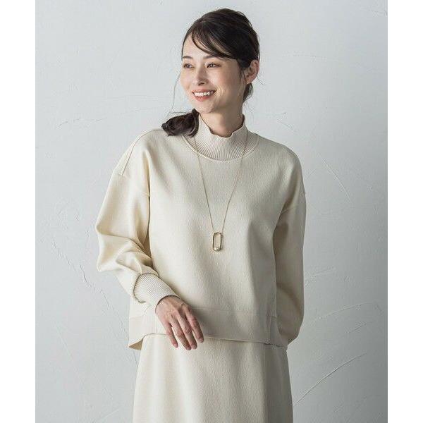 LAUTREAMONT / ロートレアモン ニットドッキングカットソー≪洗濯機で 