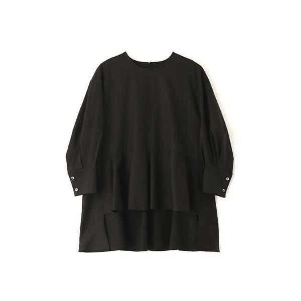 ADORE ブラック フレアシルエット 五分袖ブラウス