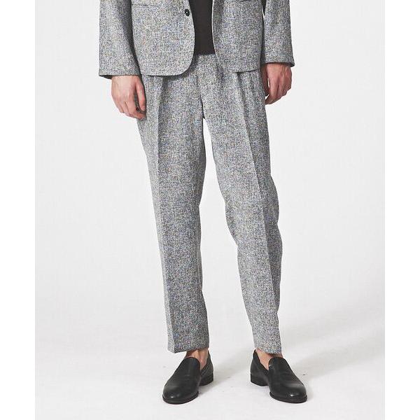 アバハウス（ABAHOUSE）/【セットアップ対応】ツイード風 サマースラックス ABAHOUSE（アバハウス） 【セットアップ対応】ツイード風 サマー