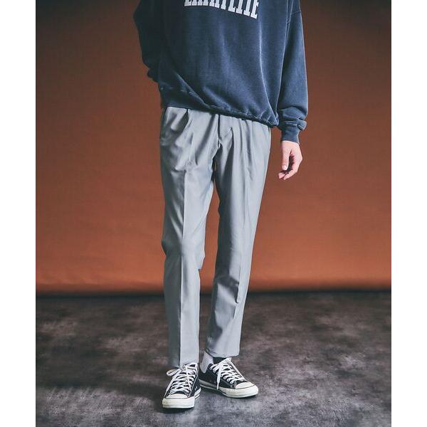 アバハウス（ABAHOUSE）/【360°HYPER−STRETCH】1プリーツ テーパード イージーパンツ/吸 ABAHOUSE（アバハウス） 【360°HYPER-STRETCH】1プリーツ テーパード