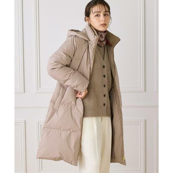 INED ダウンコート 大きいサイズ INED（イネド） 《大きいサイズ》ロング丈 スタンドカラーダウンコート