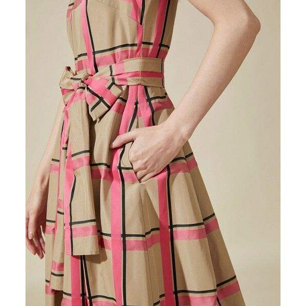 Grace Continental グレースコンチネンタル タフタチェックリボンドレス タカシマヤ ファッションスクエア 通販 Yahoo ショッピング