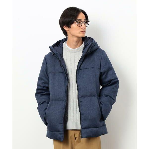 COMME CA ISM（コムサイズム） ダイヤカットドビー ダウン フード 