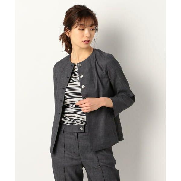 SCAPA フード付き ハーフ丈 ナイロンジャケット ブルゾン スキャパ 42