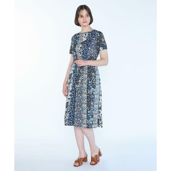 SCAPA スキャパ　リバティ　パッチワーク　ワンピース SCAPA（スキャパ） Liberty Printパッチワーク2ワンピース