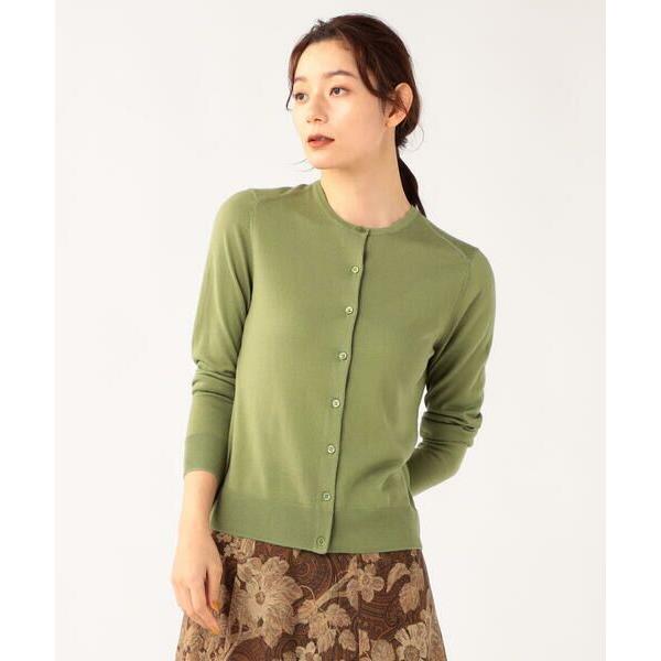 超特価激安 Scapa スキャパ 日本製 ウール100 深緑 Lサイズ 長袖カーディガン トップス Www Ntfw Org