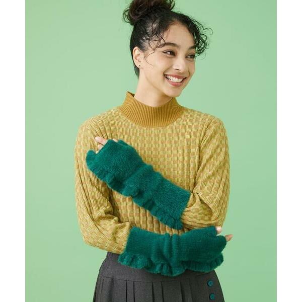 Jocomomola（ホコモモラ） フェイクファーアームウォーマー