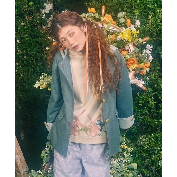 Jocomomola（ホコモモラ） Chorlito 千鳥チェックフード付きジャケット