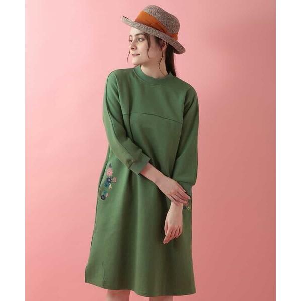 ホコモモラ ワンピース 刺繍