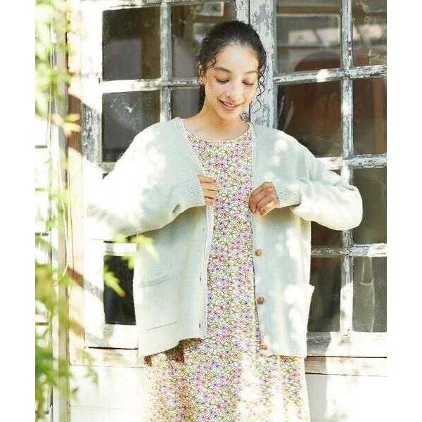 ホコモモラ（JOCOMOMOLA）/Peludo Vネックニットカーディガン Jocomomola（ホコモモラ） Peludo Vネックニットカーディガン