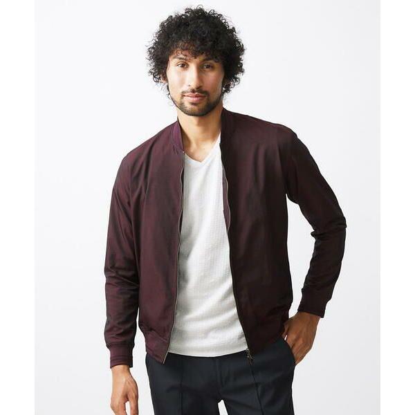 MICHEL KLEIN HOMME（ミッシェルクラン オム） リブ編みナイロンMA-1 