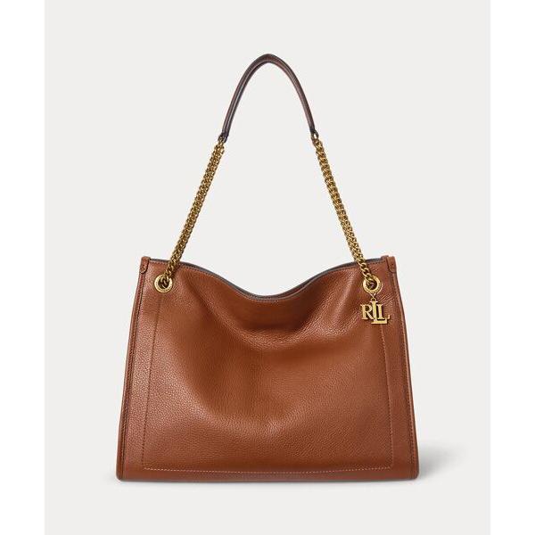 2WAY仕様★Lauren Ralph Lauren★レザー Bradley トートバッグ ペブルド レザー ラージ Bradley トート バッグ （トートバッグ