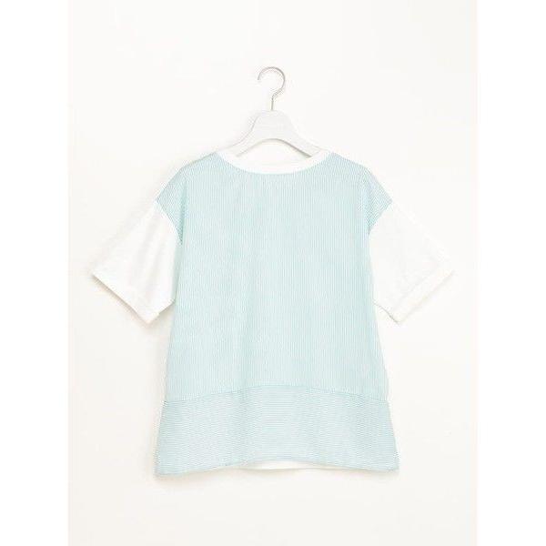 Ensuite エンスウィート ２way仕様 ストライプカットソー