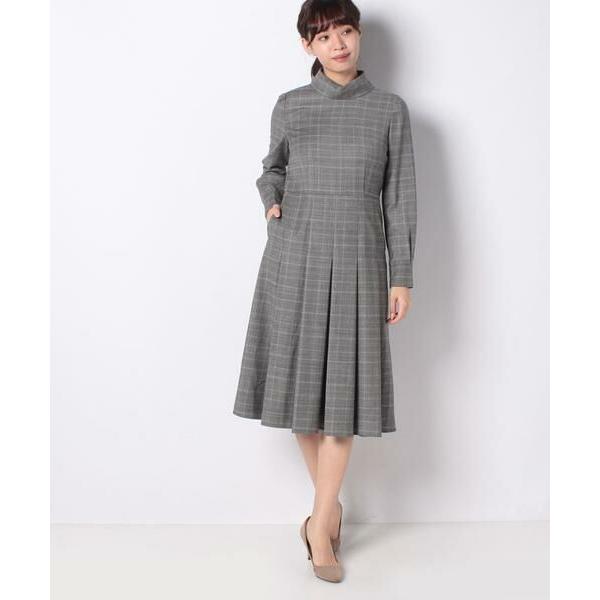 Joconde Royal ジョコンダロイヤル マイクロウォッチグレンチェック ロールカラーワンピース タカシマヤファッションスクエア 通販 Paypayモール