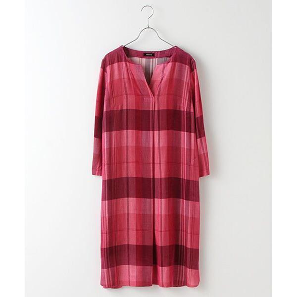 Tabasa タバサ レーヨンコーデュロイチェック長袖ワンピース タカシマヤファッションスクエア 通販 Paypayモール
