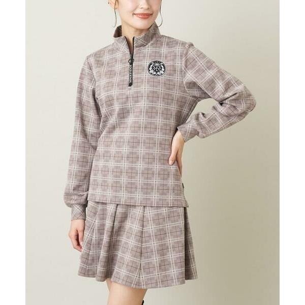 a.v.v（アー・ヴェ・ヴェ） レディースゴルフウエア ハーフZIPモック