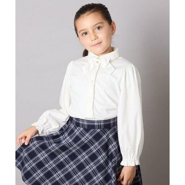 [Release date: October 31, 2025]【カテゴリ】キッズ > トップス > シャツ・ブラウス【カラー】ホワイト【サイズ】120/110/130【実寸(cm)】110着丈38 身幅35 肩幅26.5 そで...