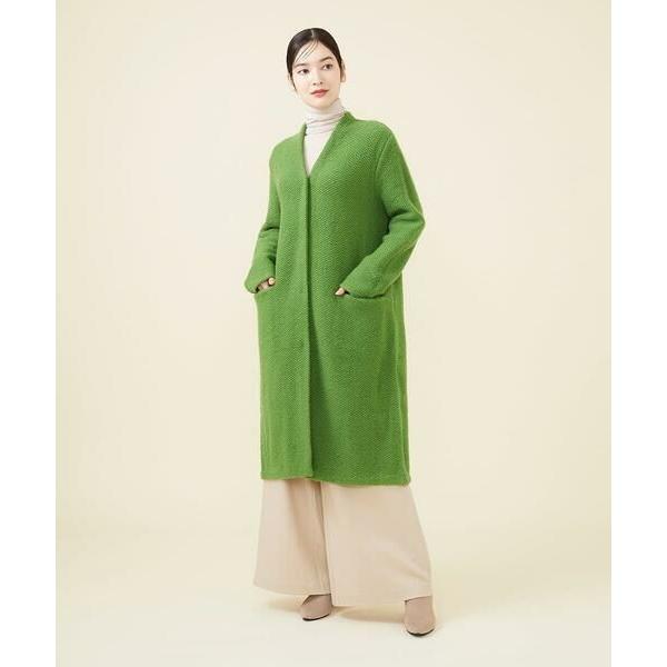 Sybilla / シビラ ウールカシミヤロングニットコート 
