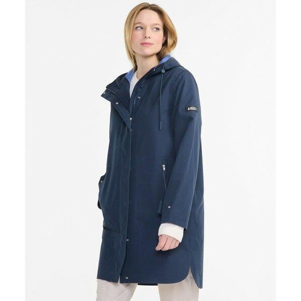 AIGLE（エーグル） MTD 防水 透湿 3レイヤー フーデッドコート