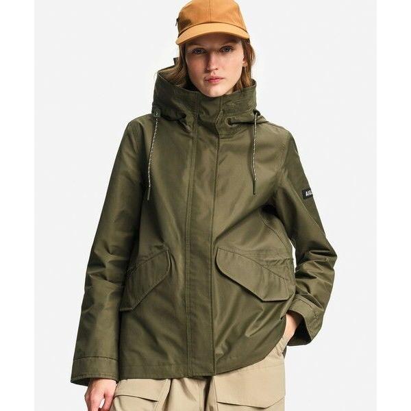 撥水 ショート フィッシュテールパーカ（AIGLE） AIGLE 撥水 ショート 