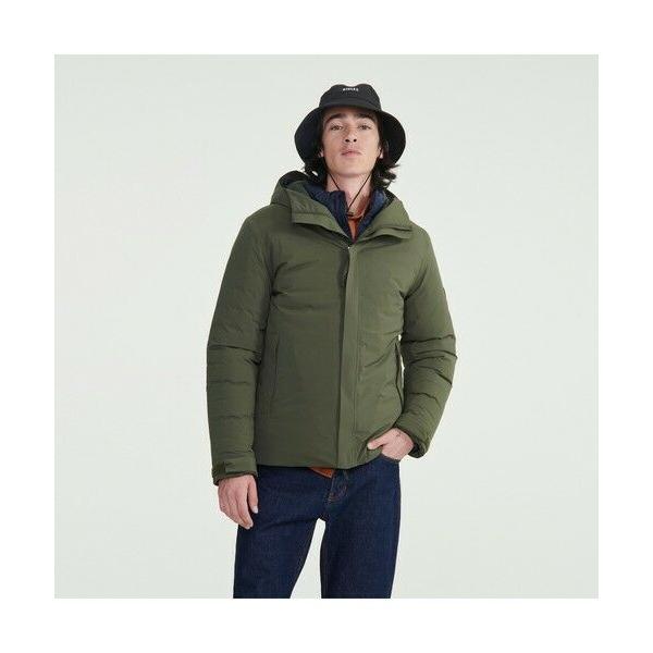 AIGLE（エーグル） 透湿防水 インサレーションフーデッドジャケット 