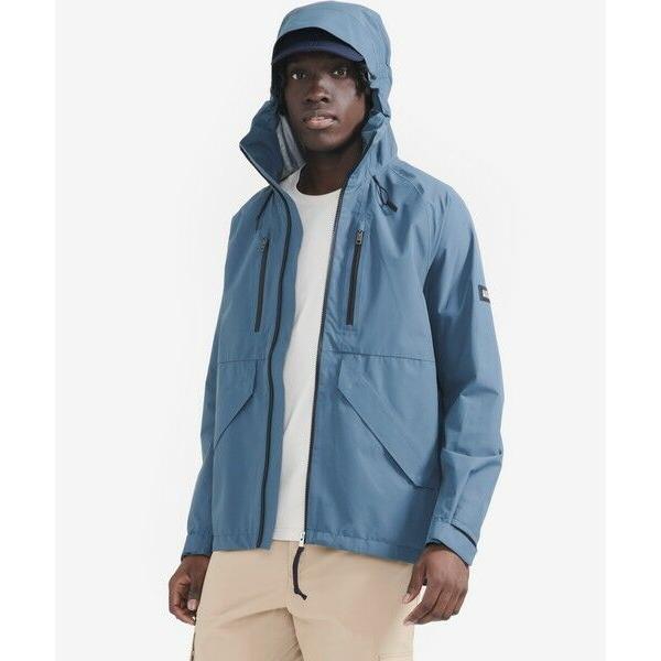 AIGLE（エーグル） 透湿防水 2.5レイヤーフーデッドジャケット 