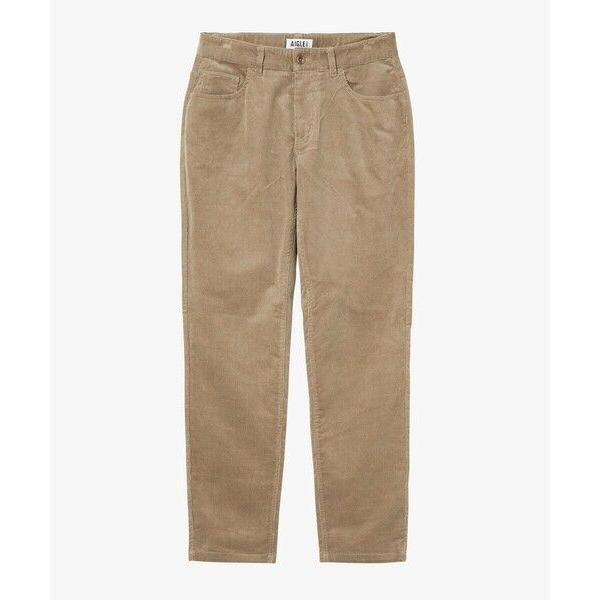 AIGLE（エーグル） ストレッチ テーパードコーデュロイ ワイドパンツ