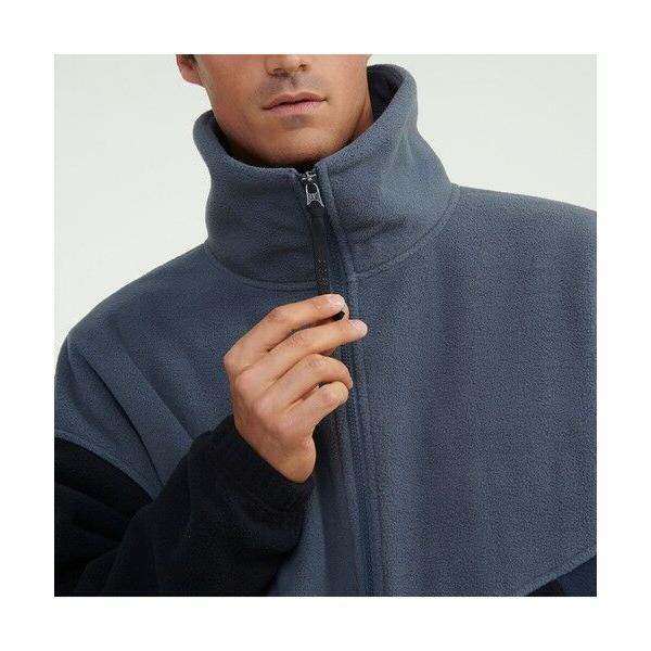 エーグル（AIGLE）/バイカラー ハーフジッププルオーバーフリースブルゾン AIGLE（エーグル） バイカラー ハーフジッププルオーバーフリース